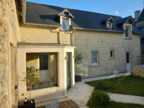 Maison de campagne la mer en horizon